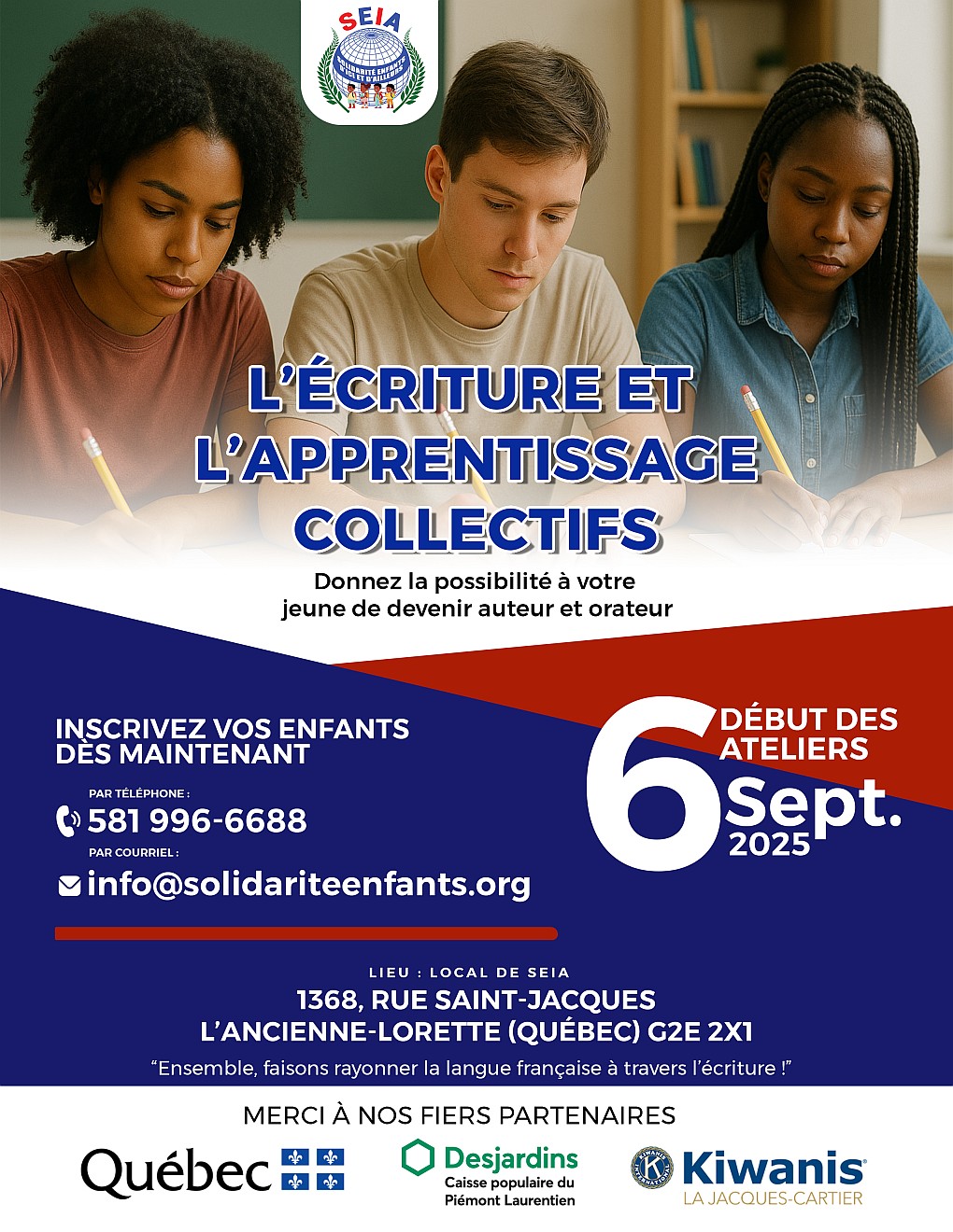 Affiche Projet_ Écriture et Apprentissages Collectifs