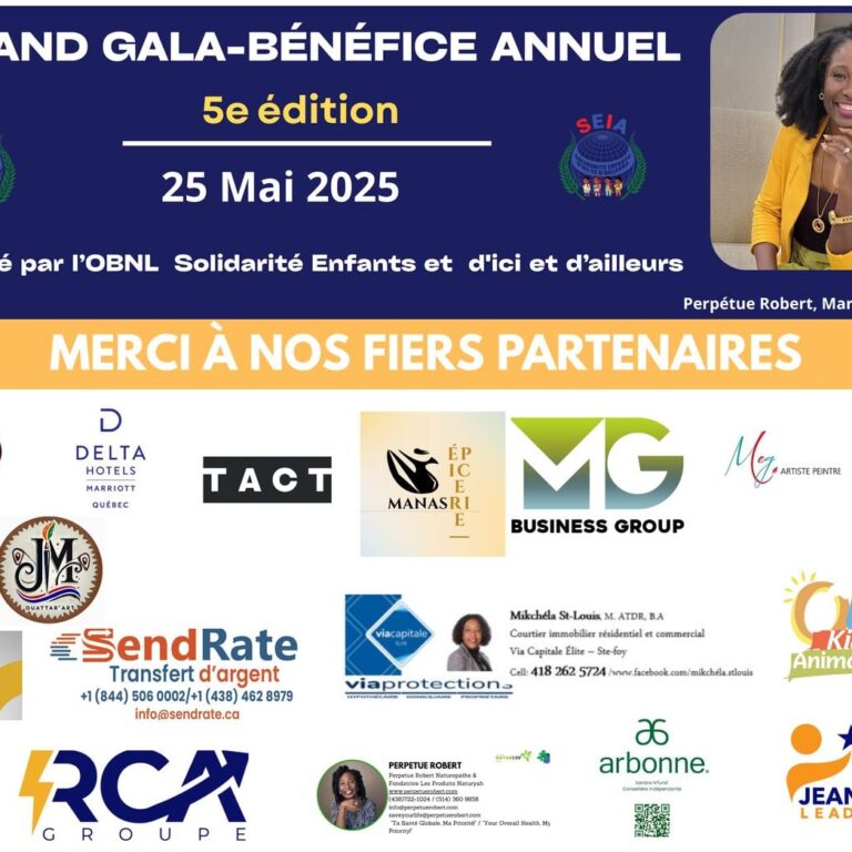 Affiches des partenaires Gala
